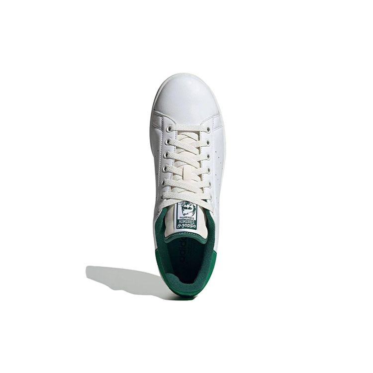 adidas Stan Smith White Green Suede Heel Men Sneakers Cloud-White Crystal-White ID2007