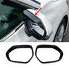 Bright Black Rearview Mirror Rain Eyebrow For Toyota Camry 2018-2025
