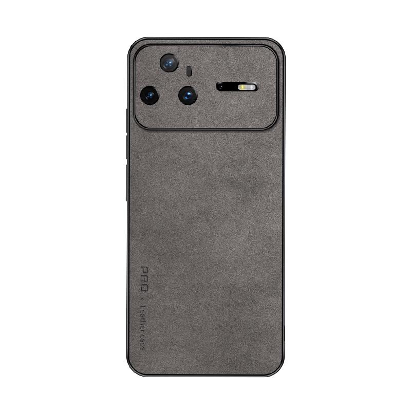 Huawei nova15Pro Phone Case, Full-Coverage Shockproof Soft Silicone Leather, Gray, Unisex