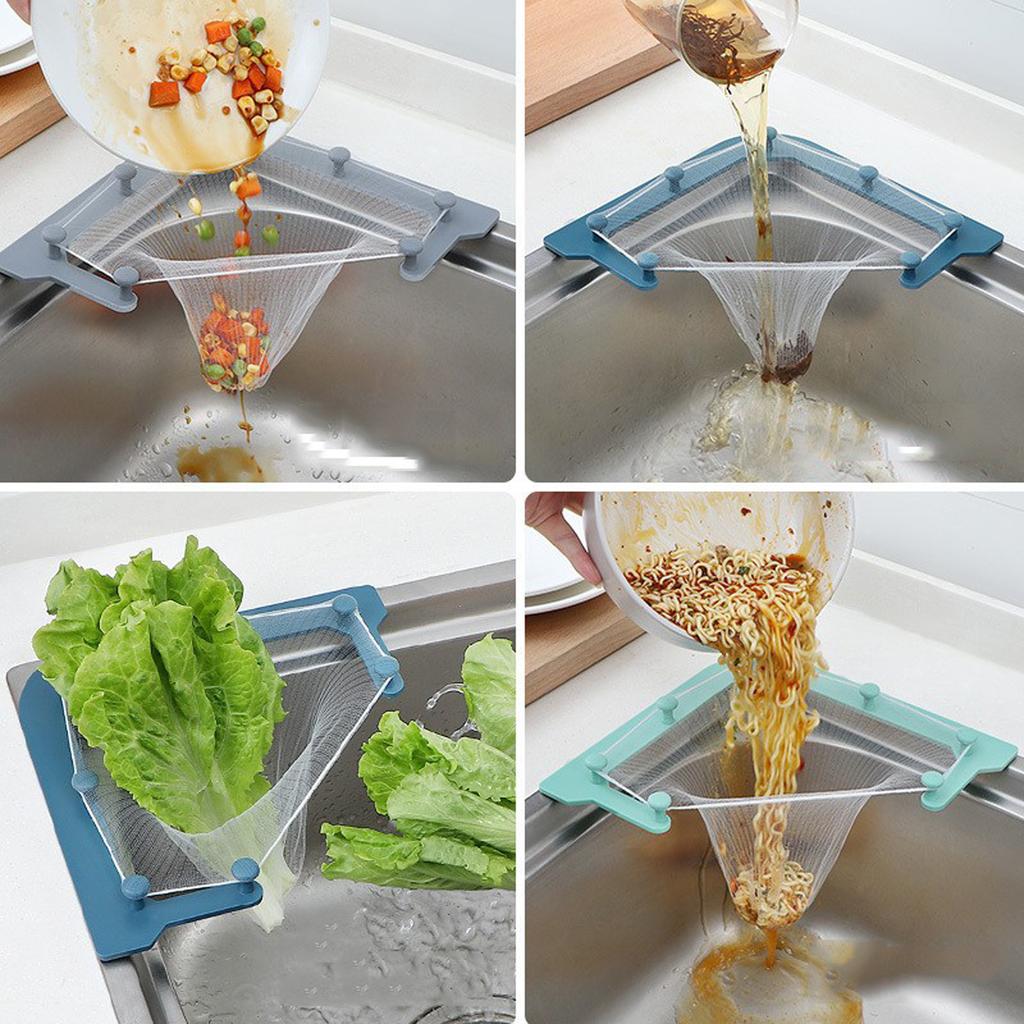 Kitchen Sink Strainer  Sink Strainer With Sink Strainer Bags Hanging Mesh Bag Kitchen Strainer Fine Mesh Bag Corner Sink Waste Storage