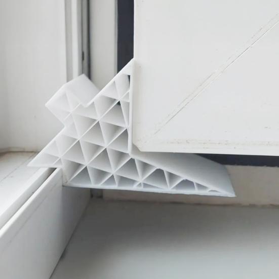 Window Door Stopper Non-Slip Windproof Anti-collision Heavy Duty Plastic Multi-Functional Windows Balcony Interior Doors Stop Wedge