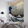 Katsushika Hokusai Tapestry Room Decor Wall Cloth Party Hanging Background Room Decor Baby Room