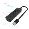 Multiple Port USB3.0 Hubs Featuring SDTF Card Slots 2 USB2.0 Port Data Transfer Adapters For Computer Tablets