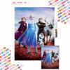 Full Round Diamond Painting Frozen Art Rhinestone Picture Mosaic DIY 5D Cross Stitch Embroidery Home Decoration