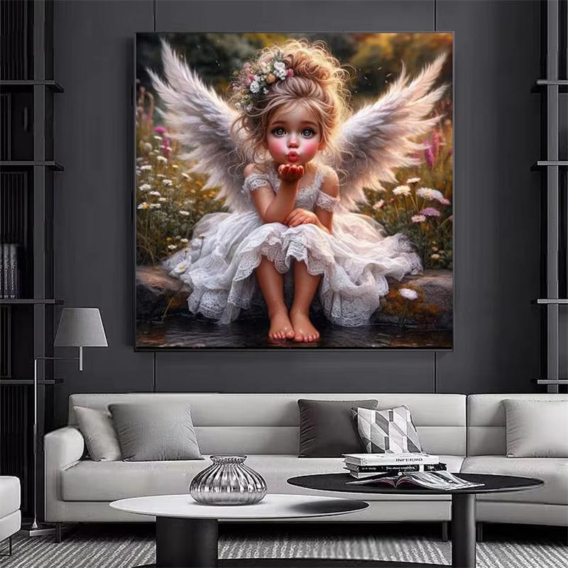 DIY 5D Diamond Painting Fairy Full Round Mosaic Landscape Picture Cross Stitch Kit Art Rhinestone Home Decor Gift