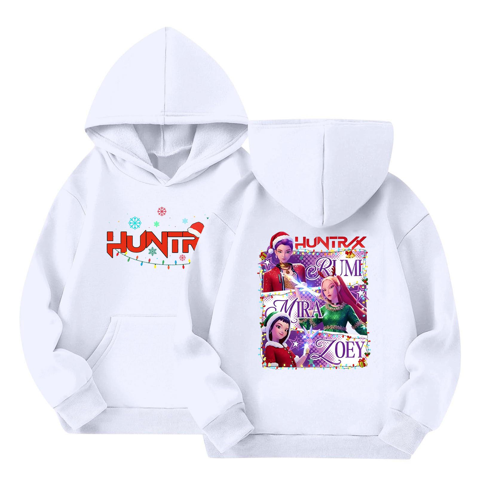 

Детский пуловер с длинным рукавом, свободного кроя, с принтом букв, капюшоном на шнурке 160 белый