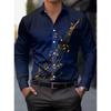 Men Solid Color Long Sleeve Shirt