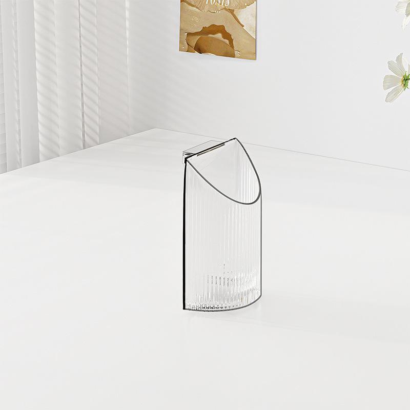 

Акриловый разделитель 3/4 секции Книжная полка Прозрачная стойка для хранения с ручкой Настольная стойка для сортировки Полка Офисные принадлежности для работы или учебы