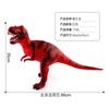 Dinosaur World Vinyl Filled Cotton Press Will Make A Sound Simulation Dinosaur Model Large Ornament Children'S Toy