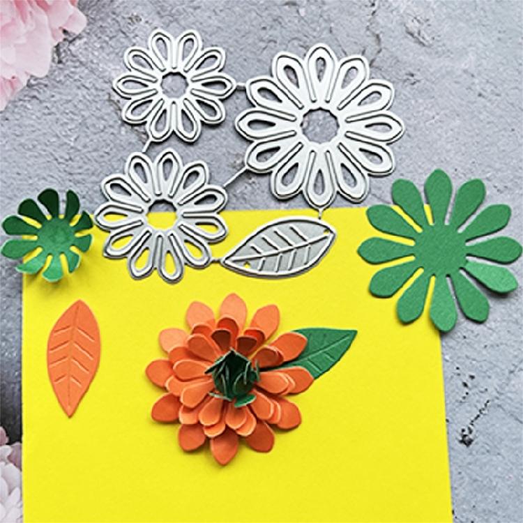 Flower Metal Cutting Dies Card Embossing DIY Photo Album Template Mold Decor