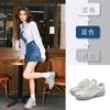 Leather little white shoes 2025 autumn new pair of shoelaces Forrest Gump shoes women's lace pearl casual versatile German training shoes women