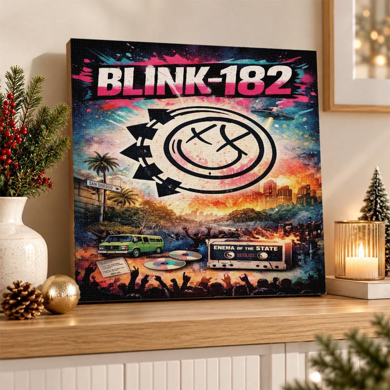 Blink-182 Diamond Painting Kit 5D Full Drill DIY Diamond Mosaic Wall Art Home Decor