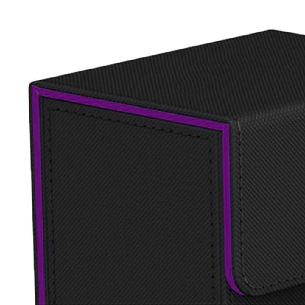 Card Deck Storage Box Protection with 2 Dividers Dice Collectible Game