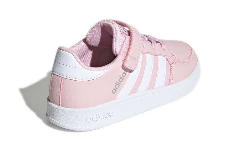 Adidas Neo Breaknet Low top Kids' Skateboarding Shoes Pink White Children Aged 3 7 Years Old GZ7644