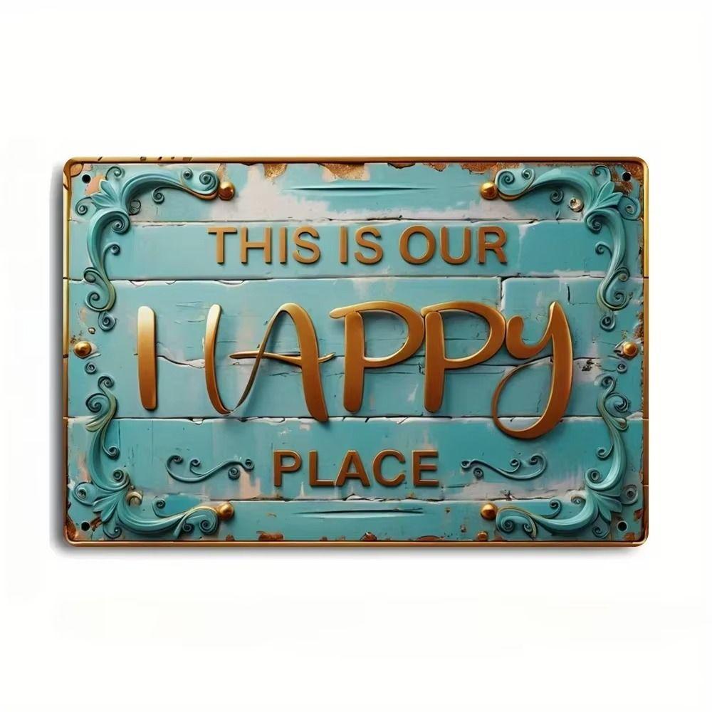 

Vintage Metal Wall Sign 20x30cm Home Bar Decor Retro Tin Plate Art