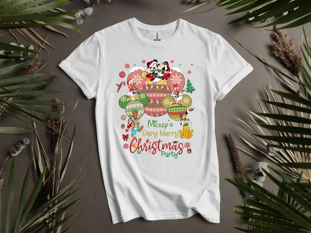 

Mickey Verry Merry Christmas T-shirt T shirt Men Women Unisex Tshirt I77 4XL