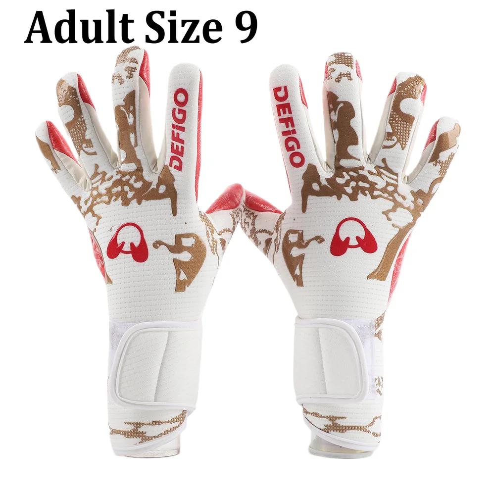 Goalie Gloves Latex Soccer Goalie Goalkeeper Gloves Anti-slip Thicken Football Glove Protection Goalkeep Gloves Soccer Equipment