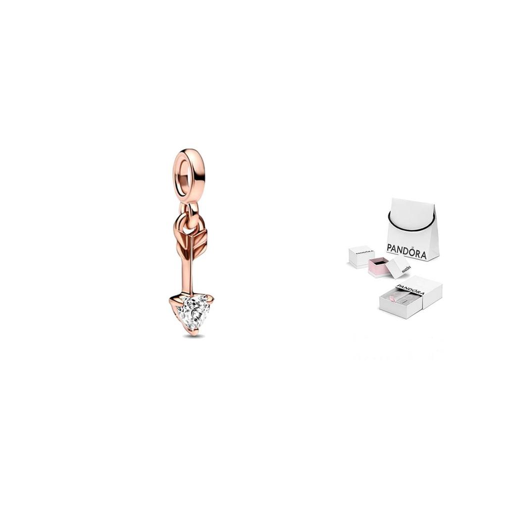 Pandora Love Arrow Fashionable Exquisite Versatile Mini Pendant Cubic Zirconia Jewelry Accessories Unisex Jewelry 782466C01