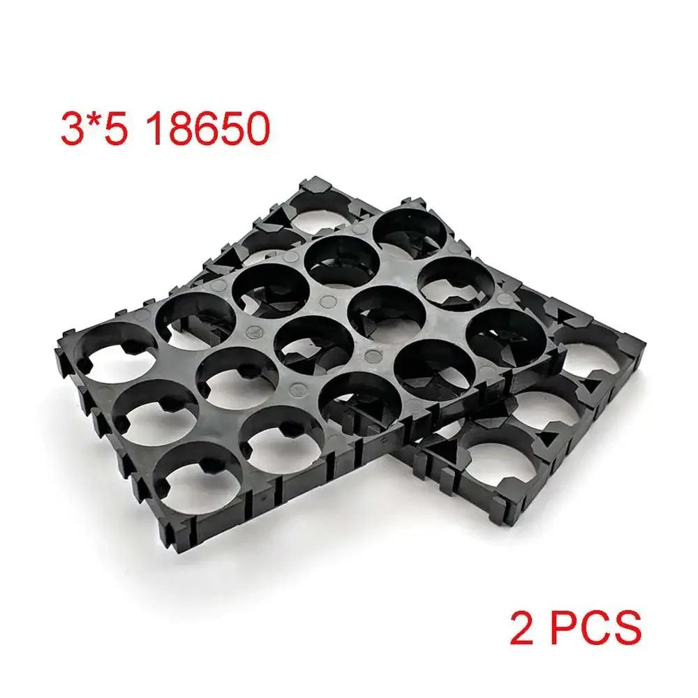 18650 Battery Holder Safety Anti Vibration Holder Bracket Li-ion Cell Holder Cylindrical Plastic Case Diameter 18.5mm