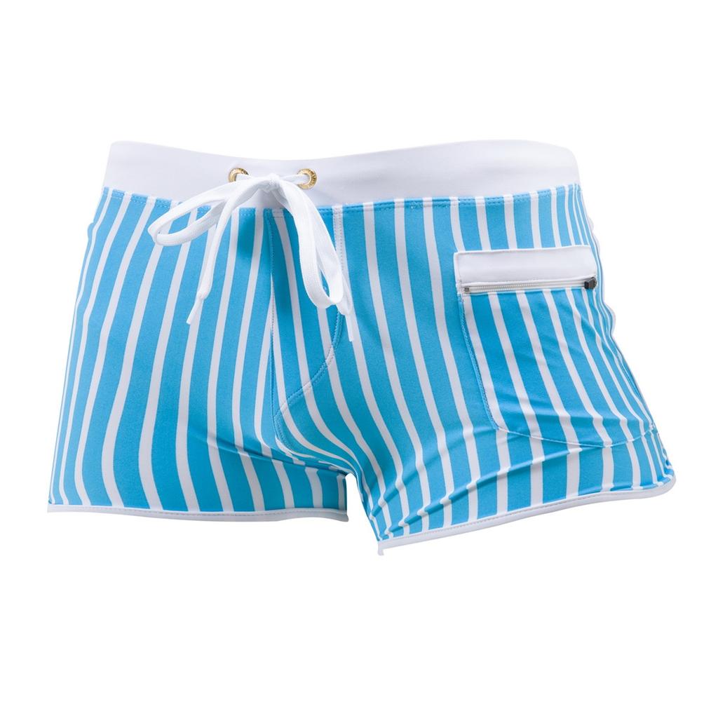 Sexy Front Pocket Swimming Trunks Fashion Wrap Zipper Swimming Trunks Men's Swimming Trunks Cross Border Beach Swimming Trunks