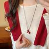 New Chinese style natal year pony pendant necklace temperament daily versatile sweater chain necklace