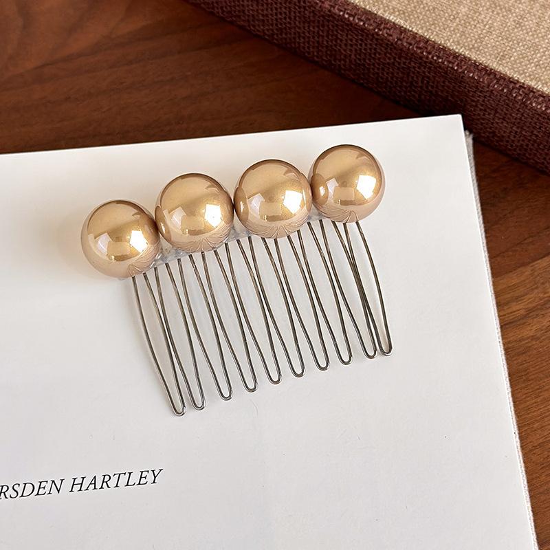Small Size 7 Teeth Insert Comb Clip Women Hair Styling Hairpins Women Headwear Jewelry Bangs Broken Hair Comb Clip Girls Gifts