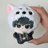Anime Plushie Sakata Gintoki Doll 10Cm Cute Okita Sougo Doll Pendant Kagura Keychain With Headgear Anime Merchandise Gift