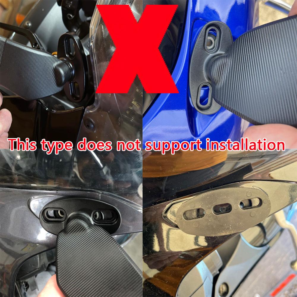 Motorcycle Modified Wind Wing Adjustable Rotating Rearview Mirror For YAMAHA YZF R15 R125 R25 R3 V3 R65 LE