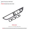 For BMW E60 Series 5 2008-2010 Made of Alcantara Car Interior Window Switch Lifter Panel Trim Performance Sticker Accessories