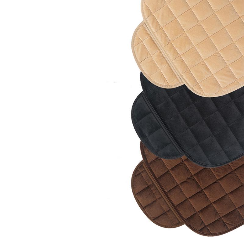 Car Seat Cushion Non-Slip Rubber Premium Comfort Memory Wadding Vehicles Office Chair Home Pad Seat Cover With Storage Pouch