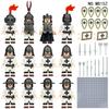 A16 Package Xiangjiang Small Particles Special Police Doll Weapon Police Person Children'S Building Block Toy Accessories