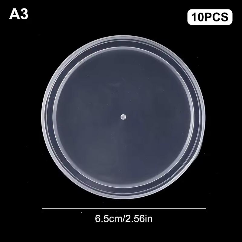 10Pcs Various Sizes Pe Tight Seal Lids Reusable Leak Proof Replacement Lids For Canned Goods Or Pet Dog Cat Food Universal