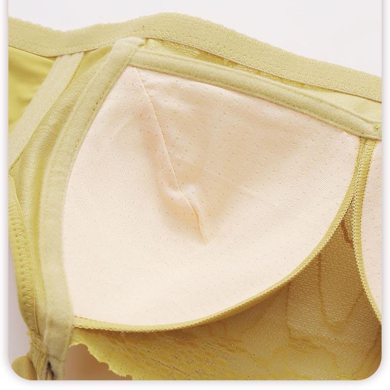 Underwear Text Large Size Thin Strapless Anti Glare No Steel Ring Anti Sagging Gathered Breasts Bra