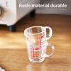 Minibáscula transparente y práctica, taza medidora de 15ml, taza medidora portátil reutilizable para cocina y condimentos, suministro de cocina