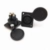 5/20Pcs XLR Female Socket Panel Mount Audio Video 3Pins XLR Connector with Protecting Cover