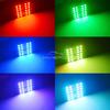 2pcs T10 LED RGB Interior 12V 5050 SMD Decorative Trunk Lamp Remote Control Multicolor Car Panel Dashboard Dome Reading Lighting