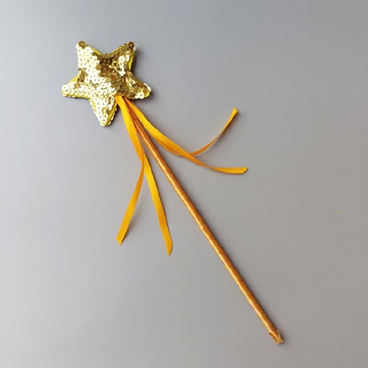 Star Sequins Magic Stick Cosplay Props Girl Costume Christmas Supply