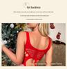 New Sexy Christmas Bunny Girl Lingerie: Tempting One-Piece Pajamas in Hot Pure Desire Style