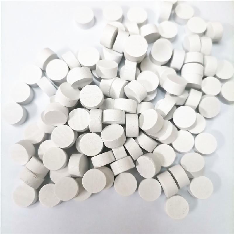 80Pcs 10*5Mm Round Circular Pawn Wooden Game Pieces Colorful Pawnchess For Board Gameeducational Games