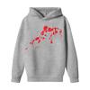 Kids Long Sleeve Letter Print Hoodie, Loose Fit Pullover Sweatshirt for Boys and Girls