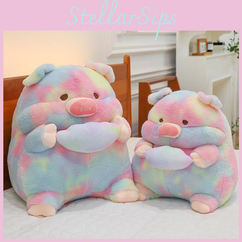 Adorable Rainbow Shell Pig Plush Toy For Children Perfect For Sleeping And Cuddling Gifts