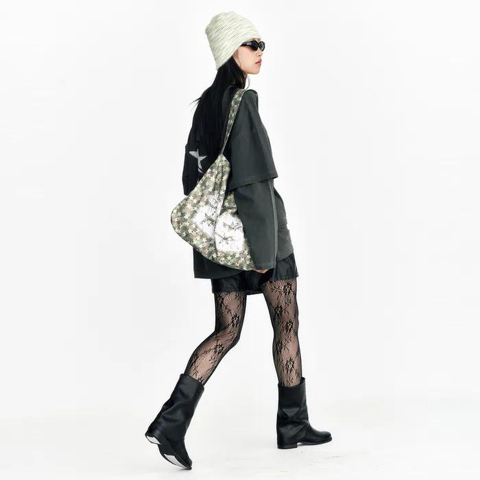Stars Camouflage Eco Bag Beige