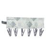 Travel Hanger with 6 Clips Strong Load-bearing Fastener Tape Design