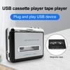 Cassette Player Portable Convert Cassette To MP3 White USB 2 Plug