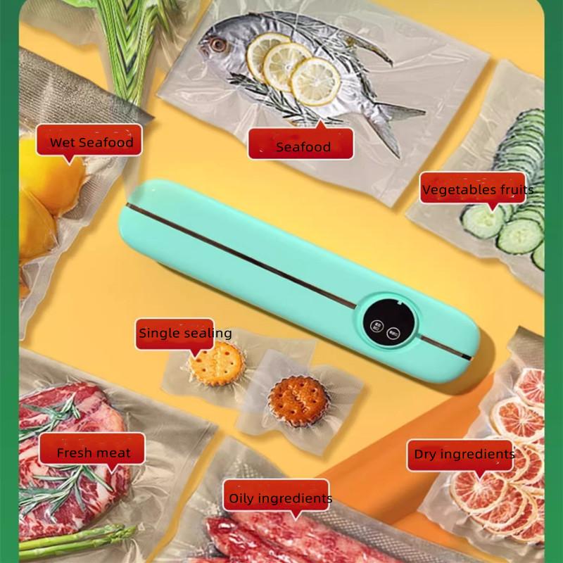 Seal Fresh, Stay Fresh: Smart Auto Vacuum Sealer for Home Food Preservation with 100pcs Vacuum Bag