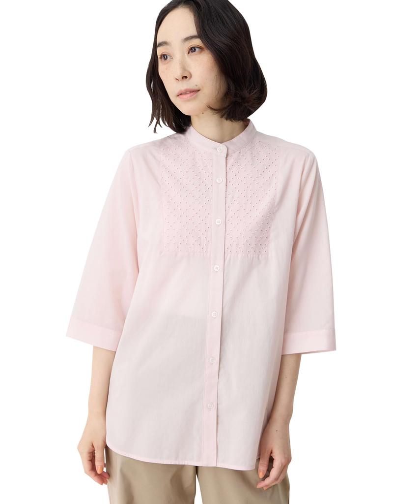 DECOY Front Lace Pink Women's Blouse, 493047,