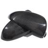 For Mercedes Benz Smart Fortwo W451 2009-2014 LHD Real Carbon Fiber Side Door Mirror Decorative Cover Exterior Accessories
