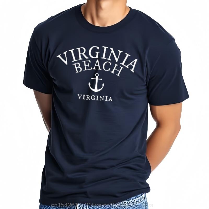 New Limited Virginia Beach Nautical Sea Town Tshirt