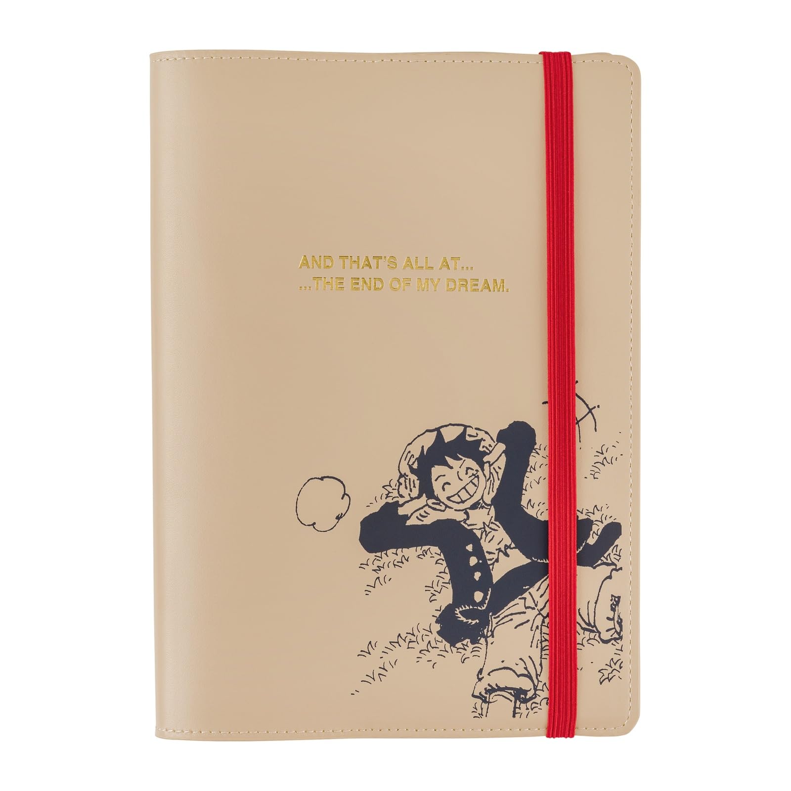 

Обложка для ежедневника Hobonichi Techo Cousin для ONE PIECE Dream Sand Beige (A5) журнал/Конец Луффи, бежевый