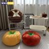 Thickened Cushion with Tomato-Shaped Pillow Vegetable Mushroom Persimmon Round Cushion Pad for Window Seat Pillows for Bedroom